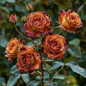 Роза плетистая Оранжевый Бриллиант купить по цене от 450р. в интернет-магазине «Посадика» с доставкой почтой в в Билибиное и по всей России – [изображение №1].